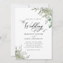 Recherche de feuille eucalyptus mariage invitations Aquarelle feuillage floral