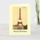 Recherche de tour eiffel noël cartes France
