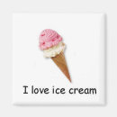 Recherche de crème glacée magnets Dessert