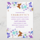 Recherche de pourpre 14x19 invitations Moderne