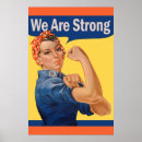 Recherche de retro feminist posters Rosie la riveteuse