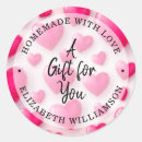 Recherche de cuisine rose autocollants Fait maison avec amour