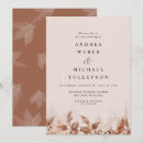 Recherche de pampas mariage invitations Beige