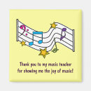 Recherche de notes de musique magnets Professeur