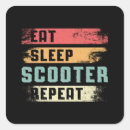 Recherche de scooters vintages autocollants Rétro
