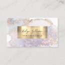 Recherche de couleur or cartes visite Salon de beauté