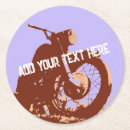 Recherche de motard dessous de verres Vintage