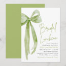 Recherche de déjeuner nuptiale invitations Vert