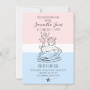 Recherche de cheval de bébé invitations Vintage