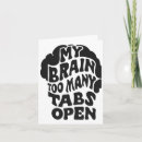Recherche de cerveau vœux cartes Gestion de l'anxiété