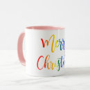 Recherche de drapeau de gay pride tasses Typographie