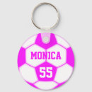 Recherche de ballon de football rose porteclés Équipe