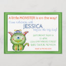 Recherche de monster baby invitations Mignon