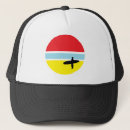 Recherche de surfeur casquettes Coucher de soleil