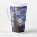 Recherche de nuit étoilée vincent van gogh tasses Lune