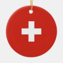 Recherche de drapeau suisse ornements Rouge