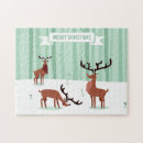 Recherche de renne puzzles Hiver