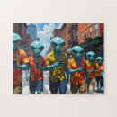 Recherche de alien puzzles Casse tête alien