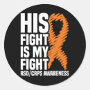 Recherche de maladies rares autocollants Drôle rsd crps guerrier