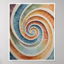 Recherche de motif en spirale posters Décoration intérieure