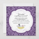 Recherche de inséparables invitations Violet