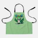 Recherche de dragon de bébé tabliers Illustration