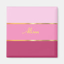 Recherche de couleur rose magnets Monogramme