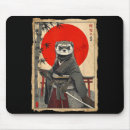 Recherche de guerrier samouraï tapis souris Japonais