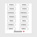 Recherche de semaines autocollants Quotidien