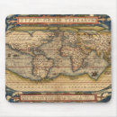 Recherche de cartes historiques tapis souris Vintage