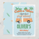 Recherche de surfeurs invitations Fête d'anniversaire de plage