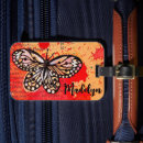 Recherche de butterfly luggage tags Nature