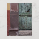 Recherche de porte en bois cartes postales Vert