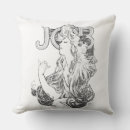Recherche de alphonse mucha coussins Fille