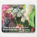 Recherche de fleurs lilas tapis souris Floraison