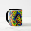 Recherche de motif multicolore tasses Vert