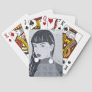 Recherche de regard jeux de cartes Portrait
