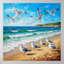 Recherche de mouettes art Rivage