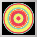 Recherche de cercles concentriques posters Couleur