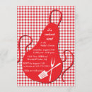 Recherche de tabliers invitations Rouge