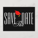 Recherche de graduation save the date cartes postales Élégant