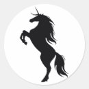Recherche de silhouette de licorne autocollants Magique