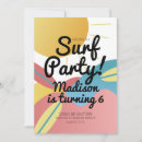 Recherche de de surf invitations Tropicale