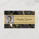Recherche de luxe doré cartes visite Code qr