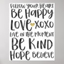 Recherche de coeur heureux posters Espoir