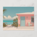 Recherche de cabane plage cartes postales Été