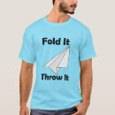 Recherche de avion papier tshirts Amusant