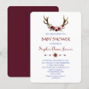 Recherche de antler baby shower invitations Moderne
