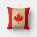 Recherche de symbole canadien coussins Drapeau