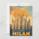 Recherche de cathédrale de milan cartes postales Vintage